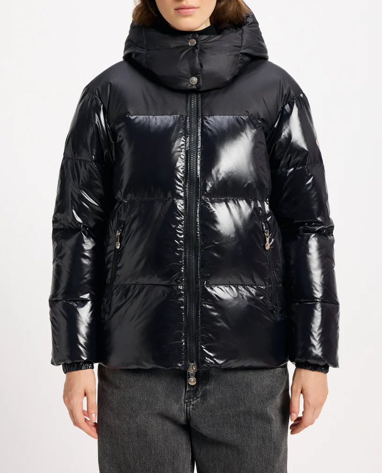 Czarna kurtka puchowa Lively