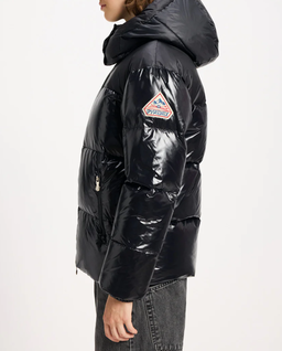 Czarna kurtka puchowa Lively - Image #2