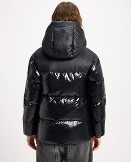 Czarna kurtka puchowa Lively - Image #3