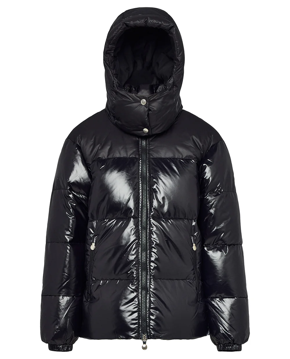 Czarna kurtka puchowa Lively - Image #4