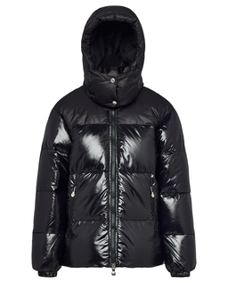 Czarna kurtka puchowa Lively - Image #4