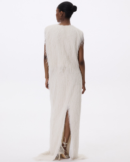 Biały top z  frędzlami - Image #3