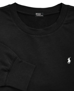 Czarna długa piżama z logo - Image #1