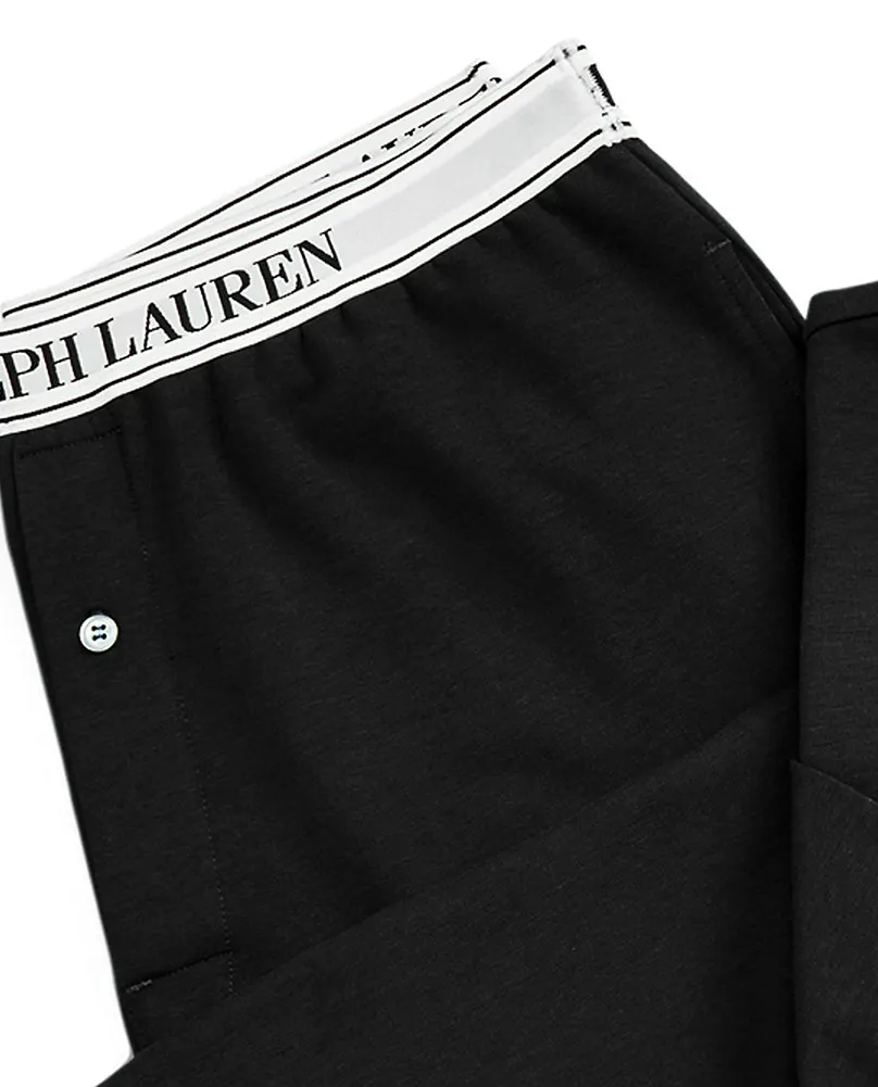 Czarna długa piżama z logo - Image #2