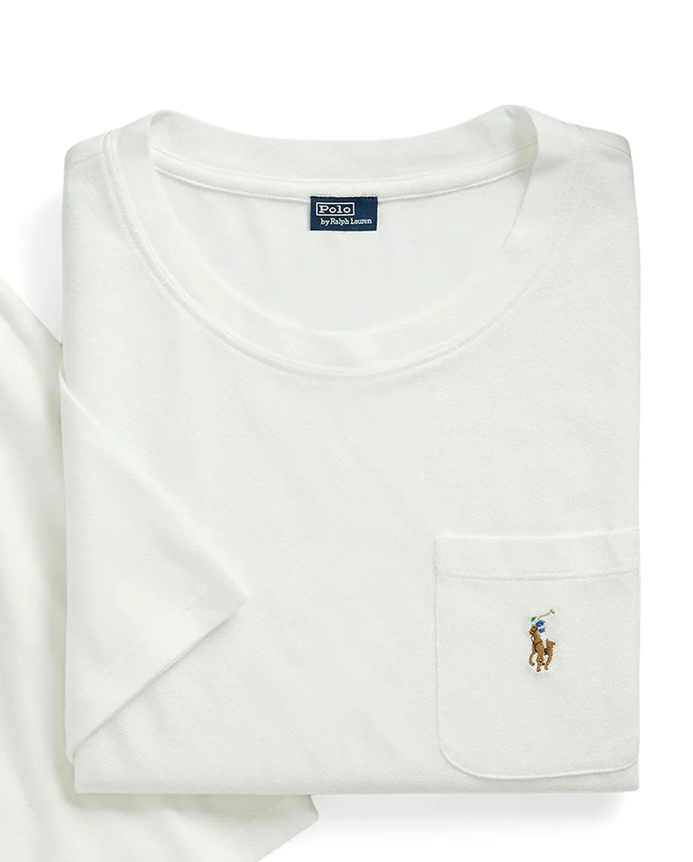 Biała krótka piżama z logo