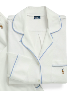 Biała piżama Oxford Knit Madison - Image #1