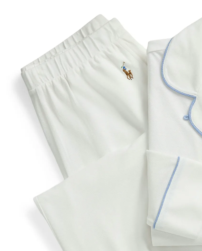 Biała piżama Oxford Knit Madison - Image #2