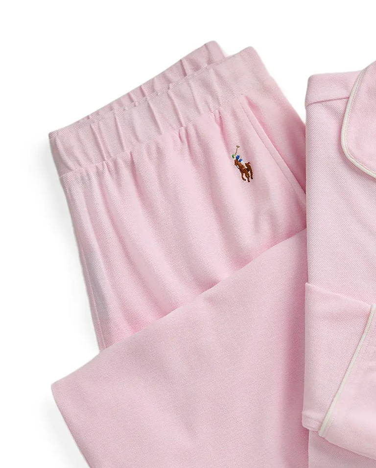 Różowa piżama Oxford Knit Madison - Image #2