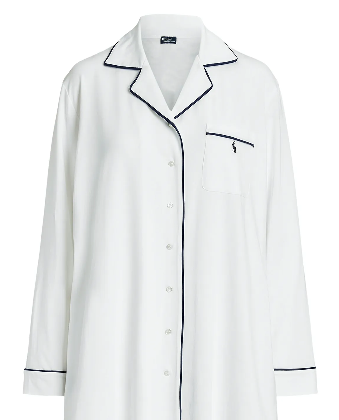 Biała koszula nocna z logo - Image #1