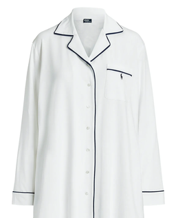 Biała koszula nocna z logo - Image #1