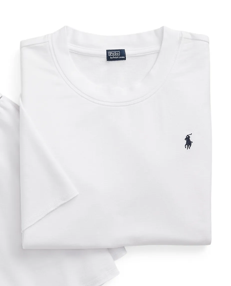 Biała krótka piżama z logo