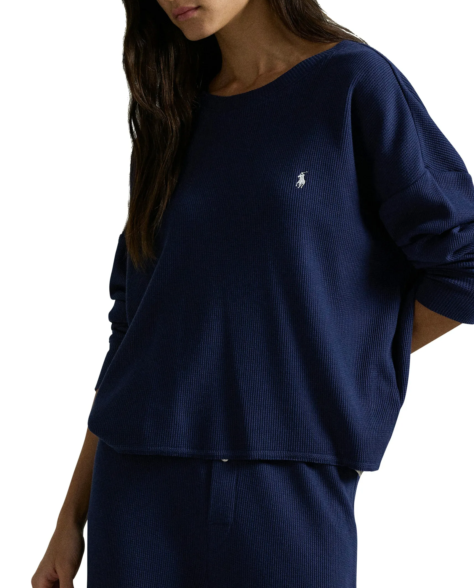 Długa granatowa piżama - Image #3