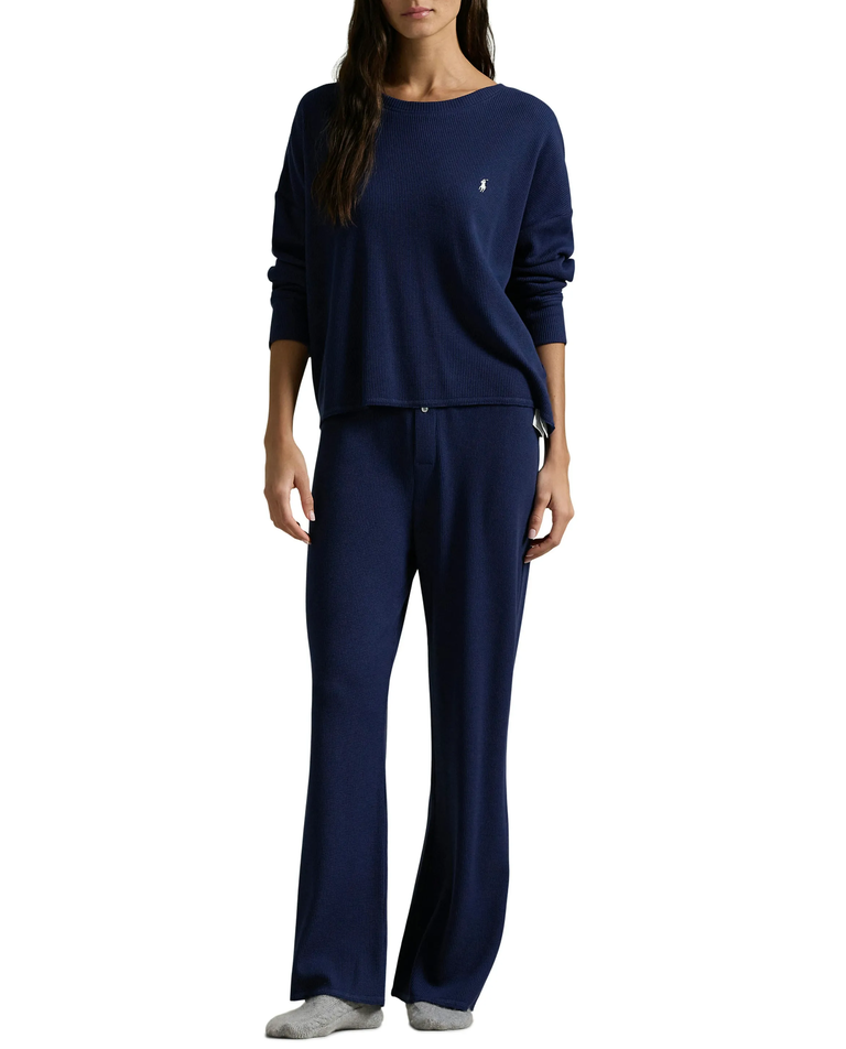 Długa granatowa piżama - Image #5