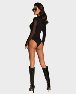 Asymetryczne body z ozdobną aplikacją #021 - Image #2