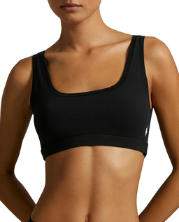 Czarny biustonosz z logo - Image #1