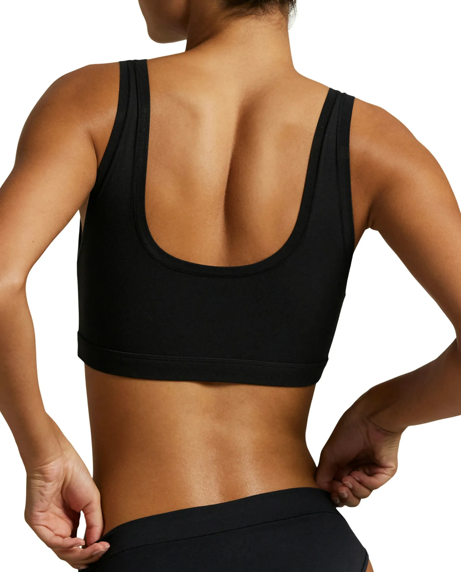 Czarny biustonosz z logo - Image #2