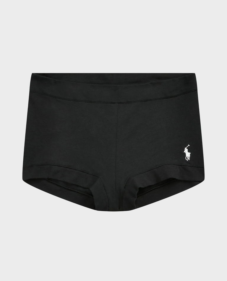 Czarne bokserki z logo