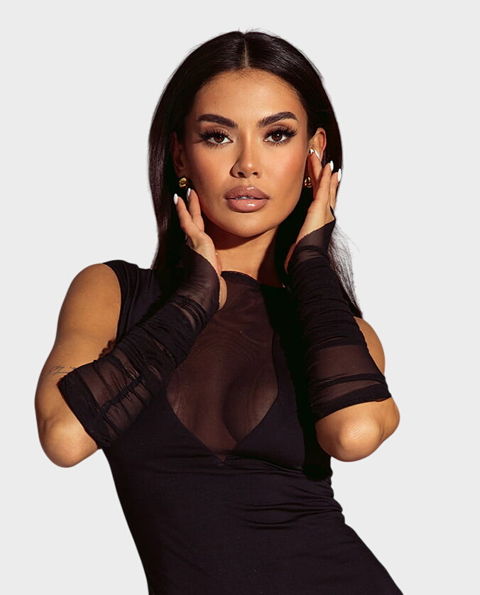 Czarne rękawiczki z siateczki #100