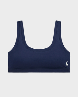 Granatowy biustonosz z logo - Image #0