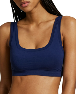 Granatowy biustonosz z logo - Image #3