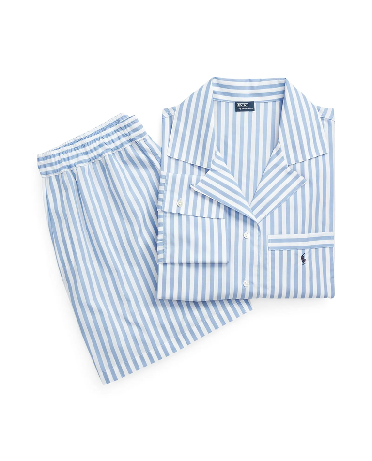 Piżama w paski z logo - Image #2