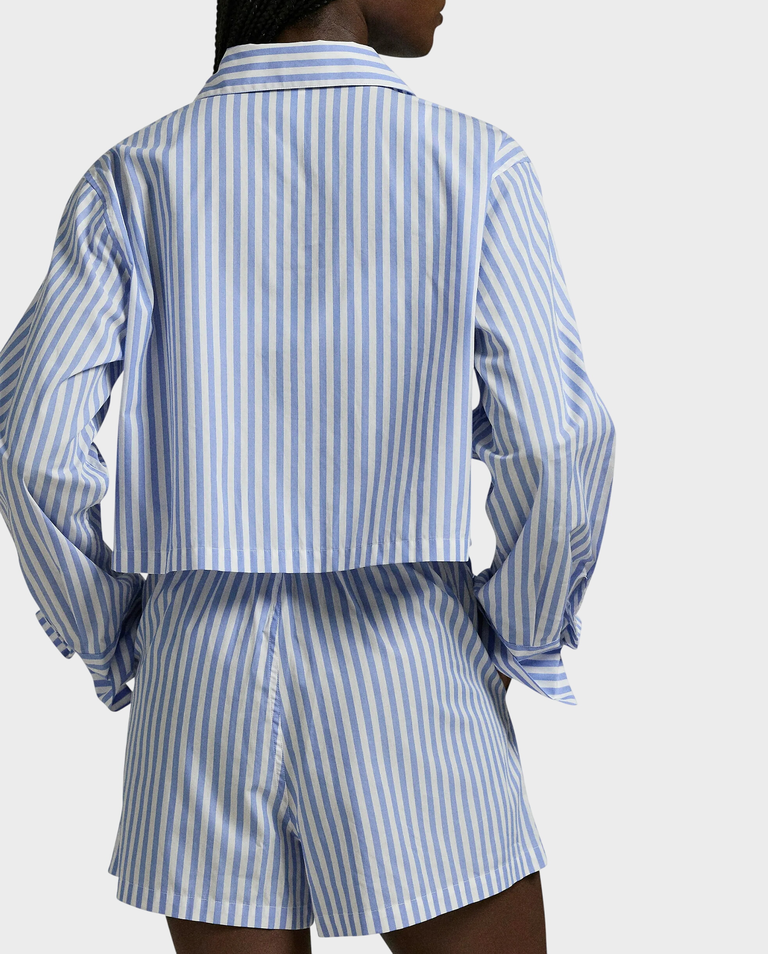 Piżama w paski z logo