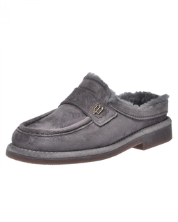 Zamszowe mule z ociepleniem - Image #2