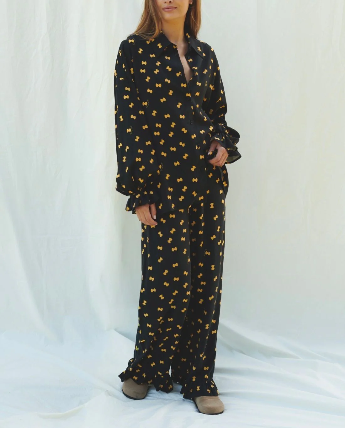 Czarne spodnie Farfalle - Image #3