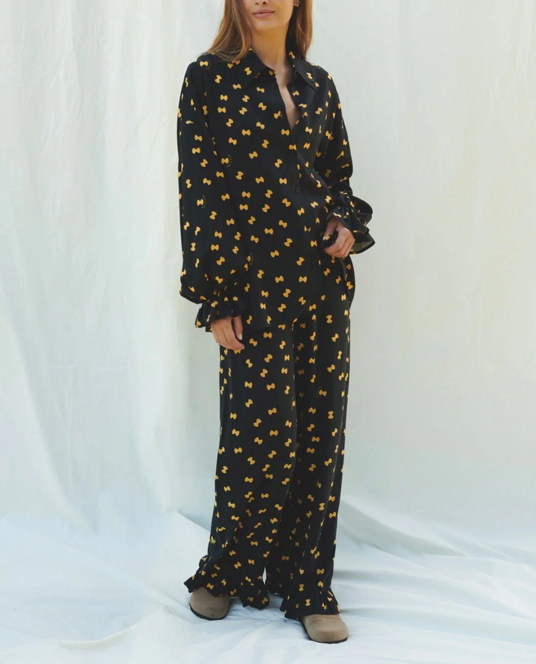 Czarne spodnie Farfalle - Image #3