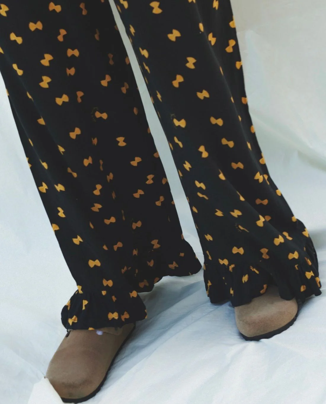 Czarne spodnie Farfalle - Image #4