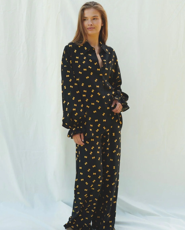 Czarna koszula Farfalle - Image #4