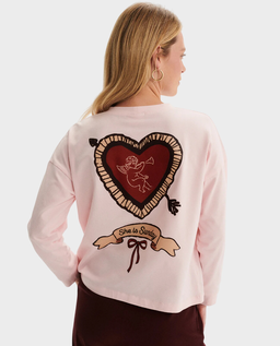 Różowy Longsleeve Angelo - Image #1