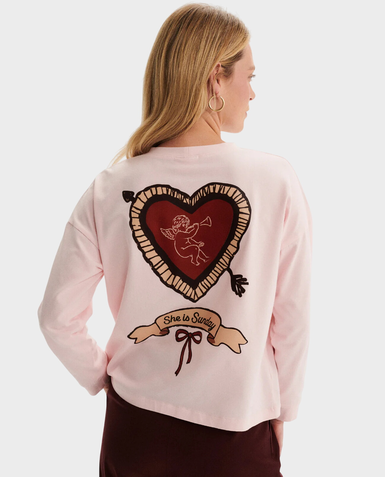 Różowy Longsleeve Angelo