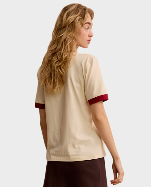 T-shirt Wifey Bordo