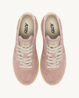 Różowe skórzane sneakersy Medalist - Image #3