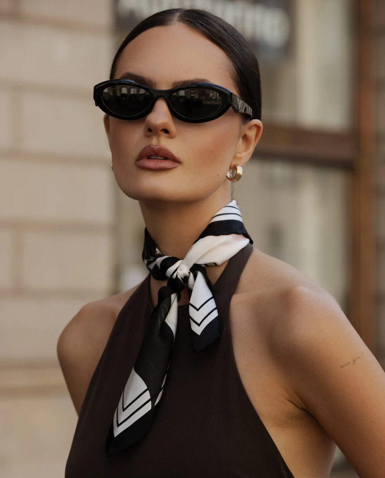 Jedwabna apaszka Art of Fashion M - Image #2