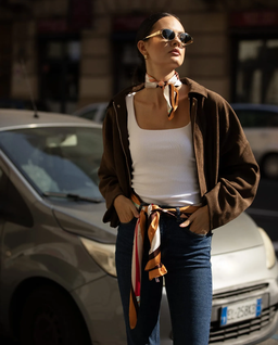 Jedwabna apaszka Dolce Vita S - Image #1