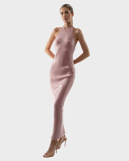 Długa cekinowa sukienka LEON - Image #1