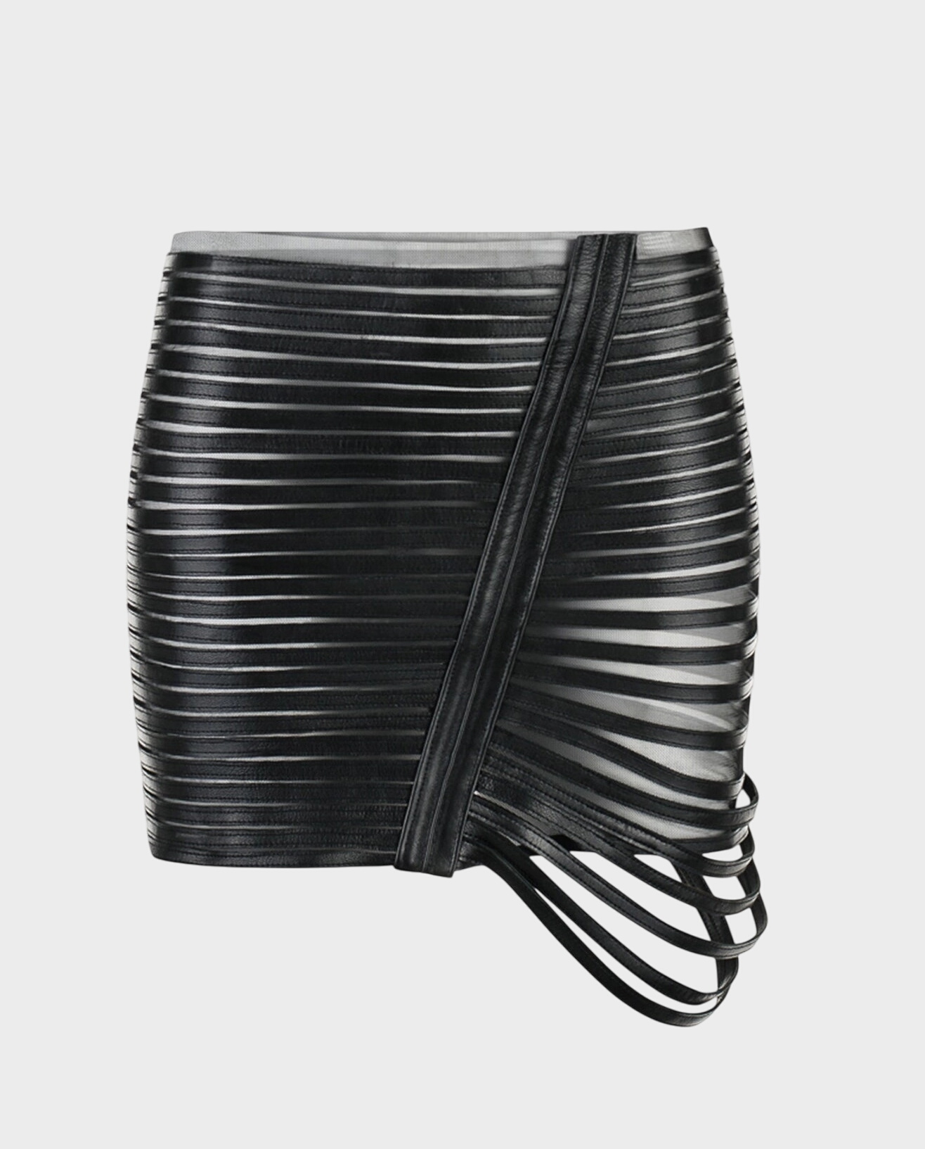 Skórzana spódnica mini Asteria - Image #0