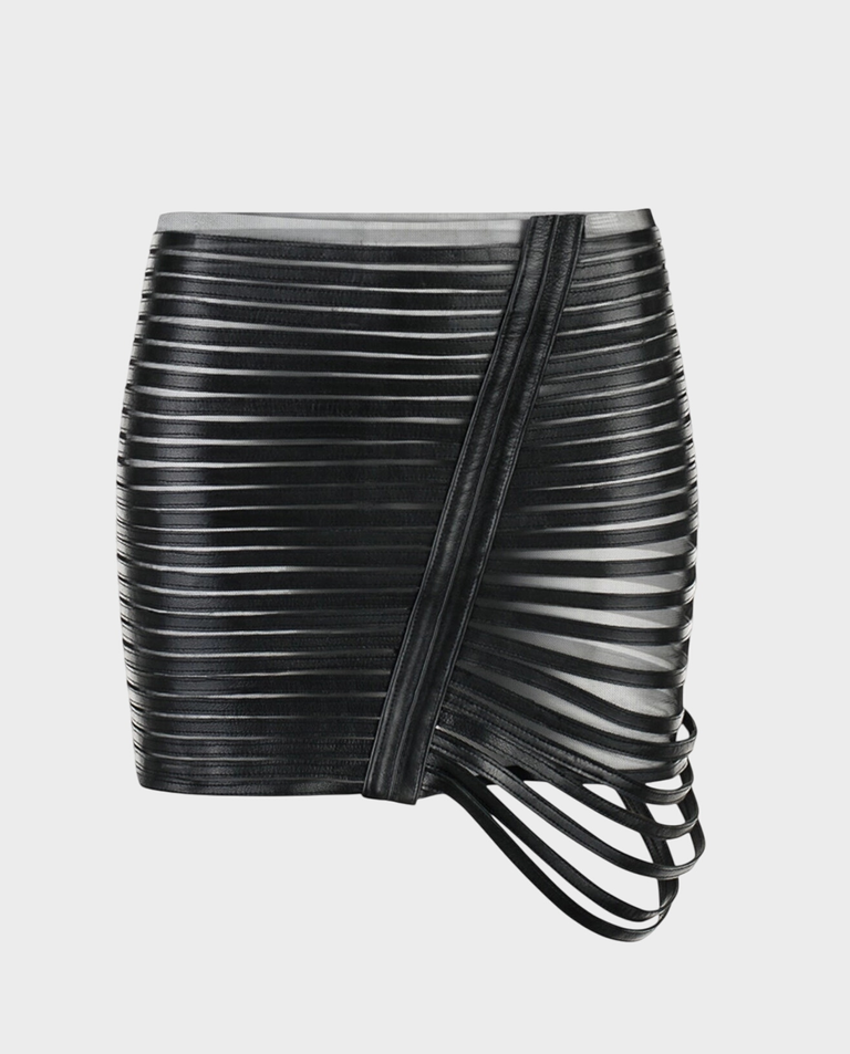 Skórzana spódnica mini Asteria