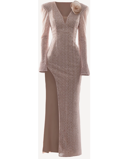 Długa sukienka z rozcięciem CECIL - Image #4