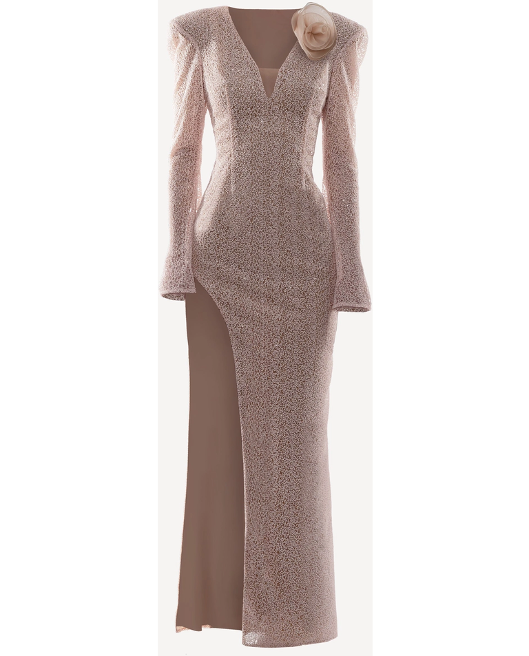 Długa sukienka z rozcięciem CECIL - Image #4