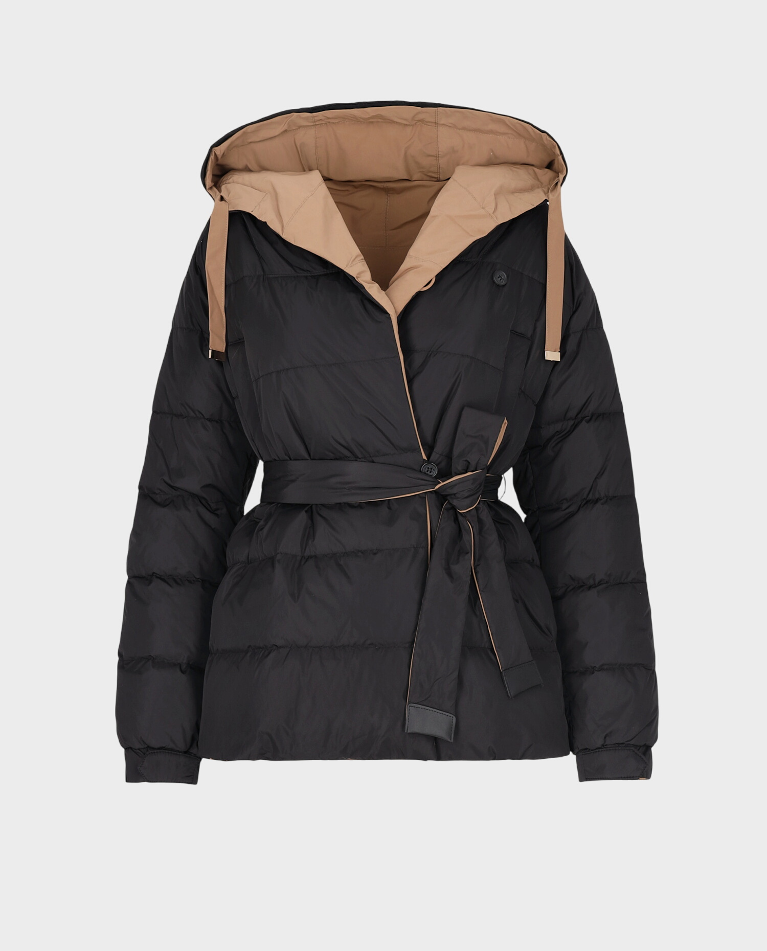 Czarna kurtka puchowa Monteluce - Image #0