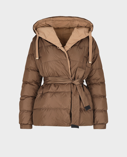 Brązowa kurtka puchowa Monteluce - Image #0