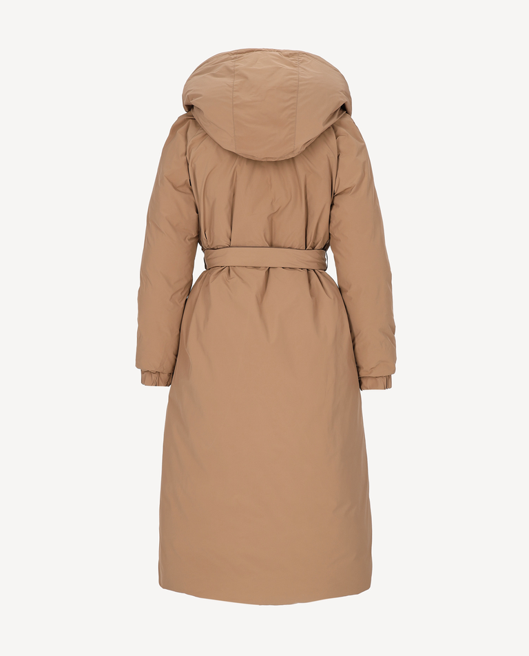 Długa czarna kurtka Monteluce - Image #3