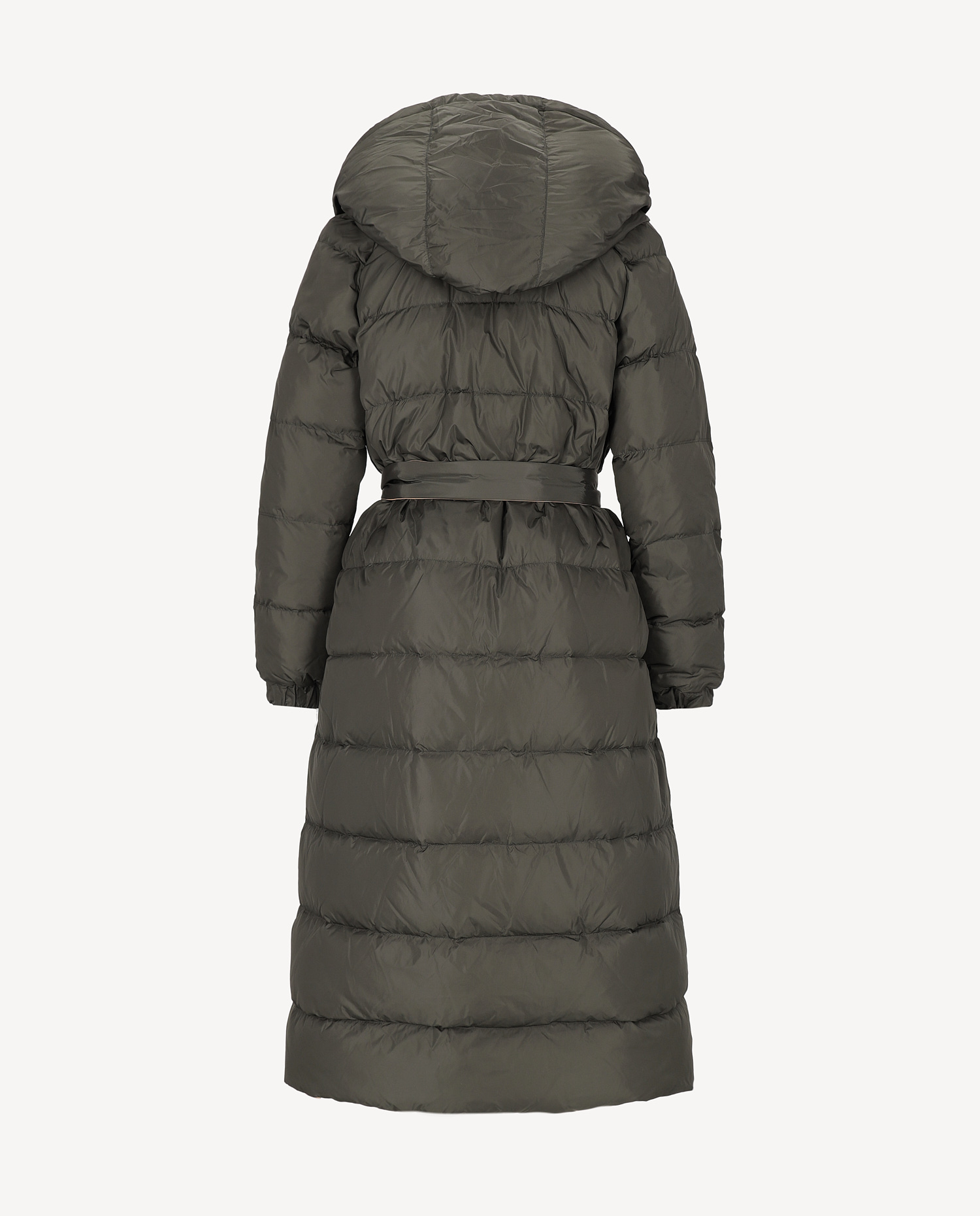 Długa zielona kurtka Monteluce - Image #2