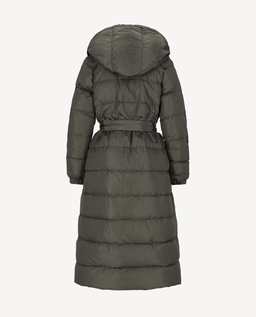 Długa zielona kurtka Monteluce - Image #2