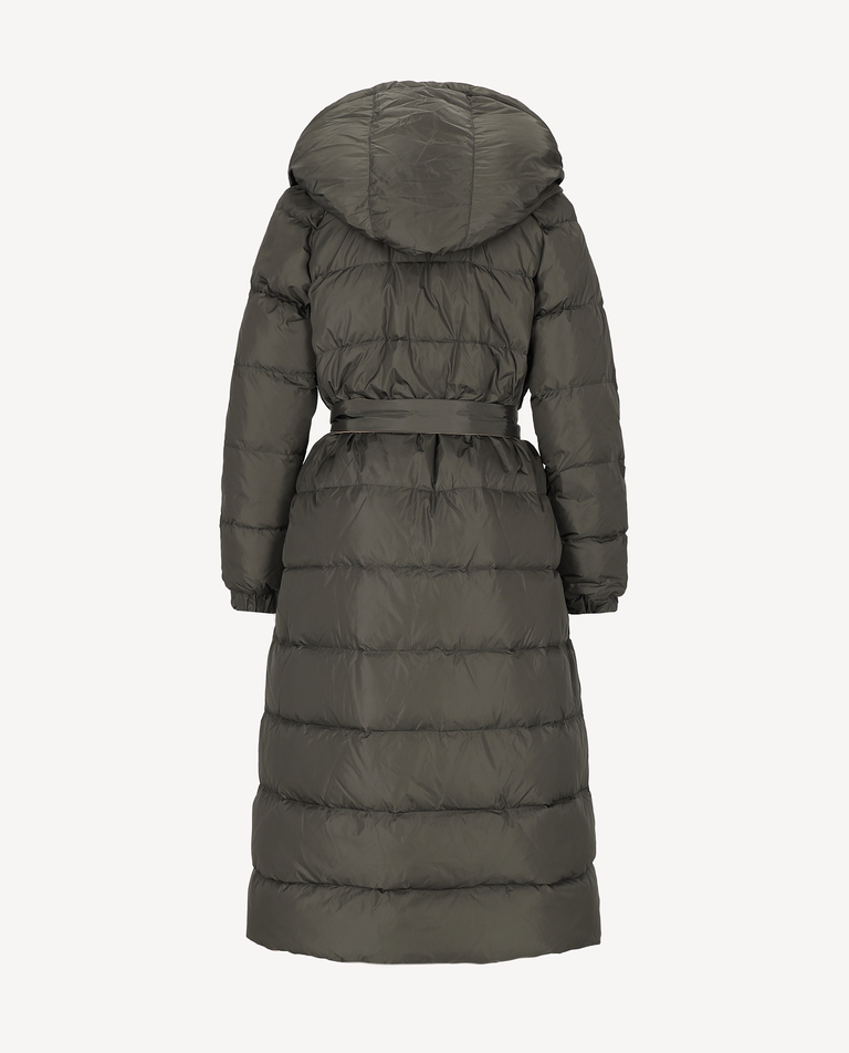 Długa zielona kurtka Monteluce - Image #2