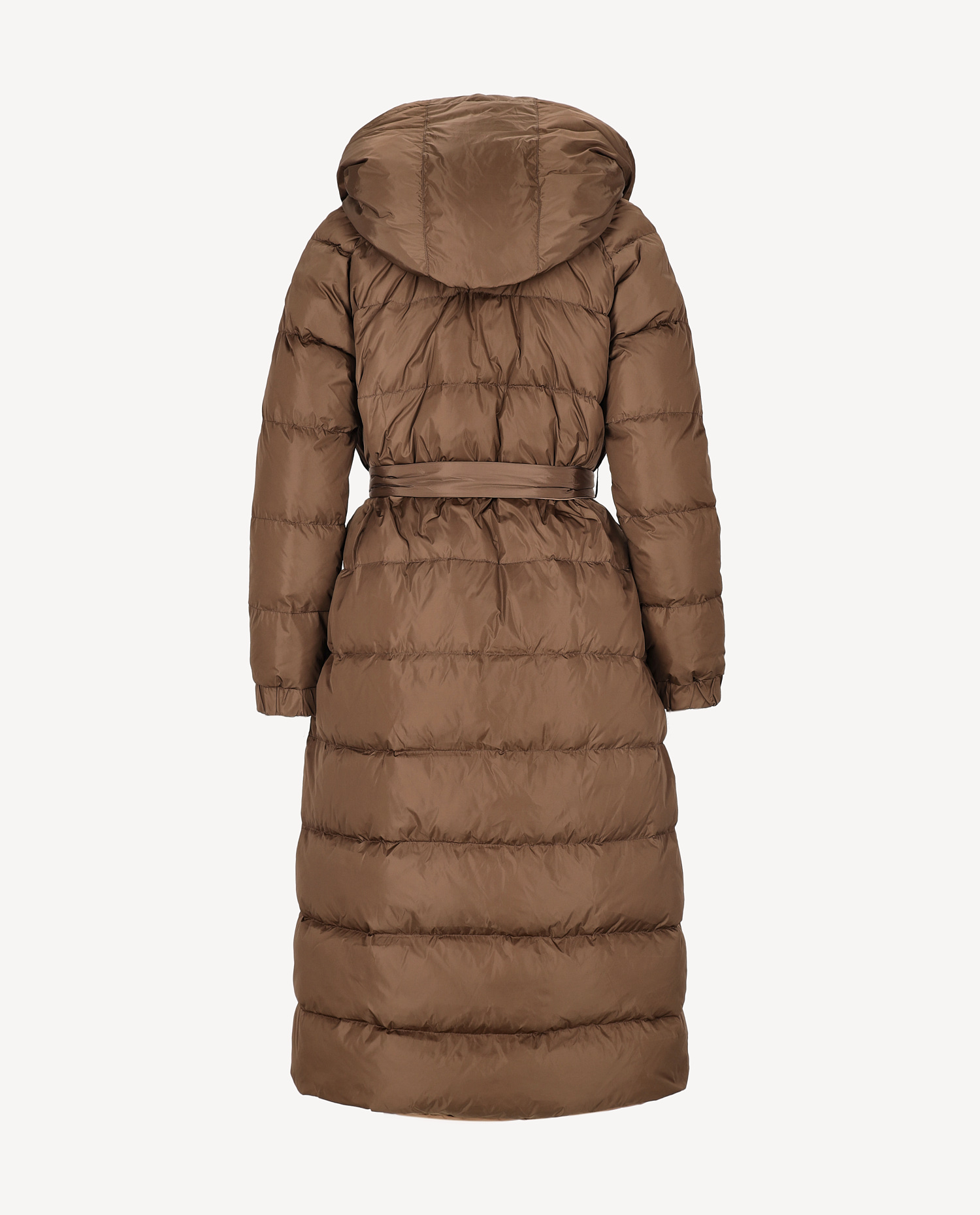 Długa brązowa kurtka Monteluce - Image #2