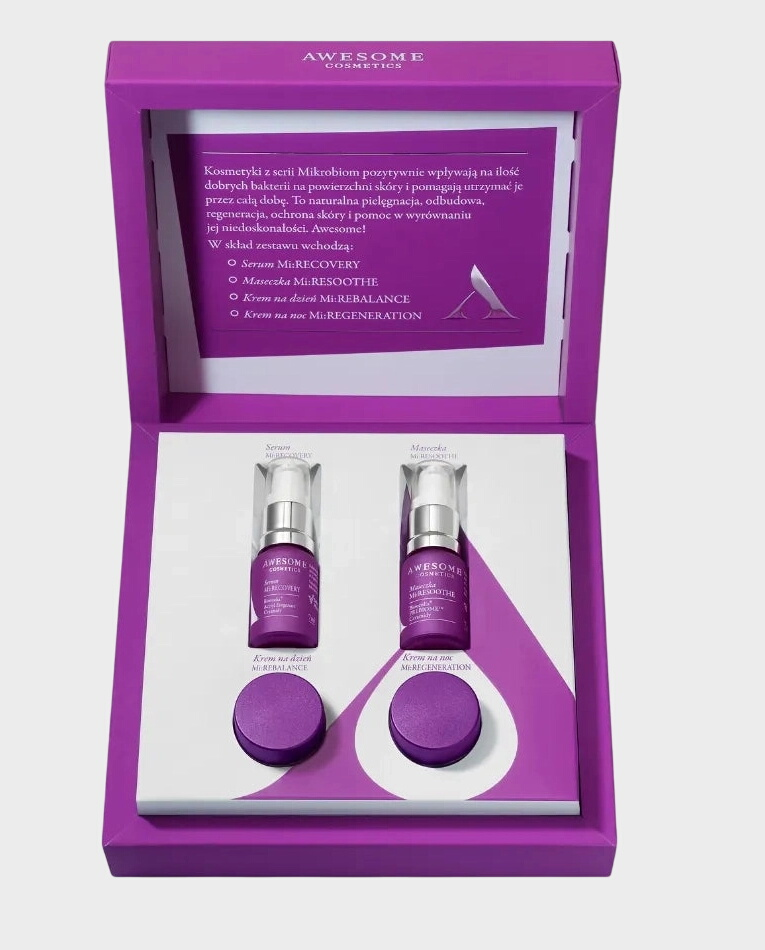 Zestaw mini kosmetyków Mikro dla awesome efektów